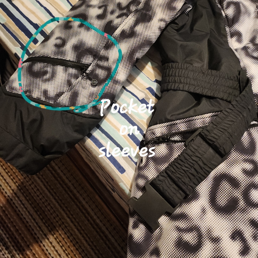 Active USA Black and Gray Ski Jacket